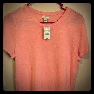 NWT J. Crew Crew Neck Short Sleeve Sweater | M